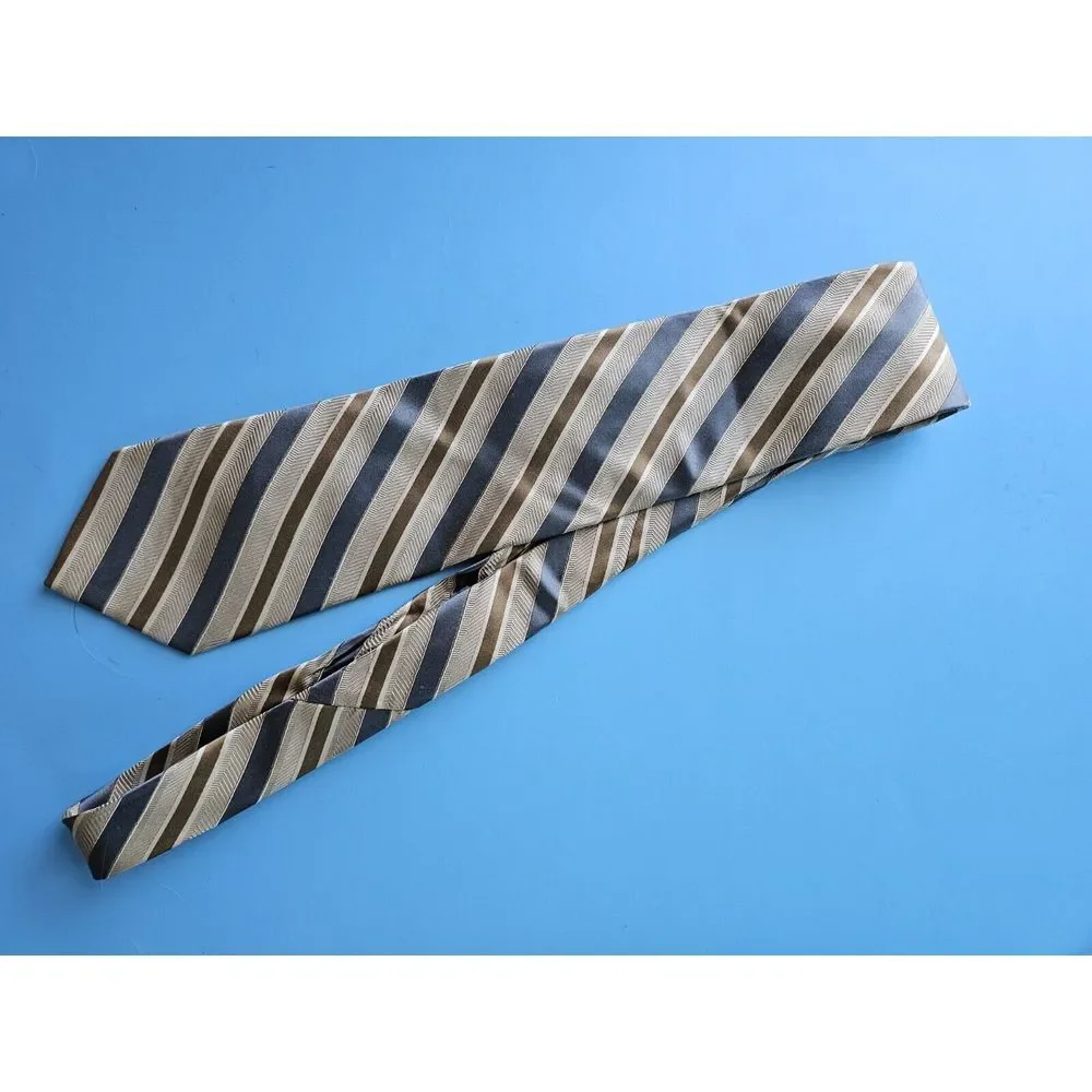 Paul Dione‎ Diagnol Stiped Tie  Silk